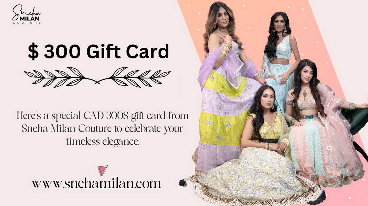 Give the gift of style and elegance. Gift cards Collection