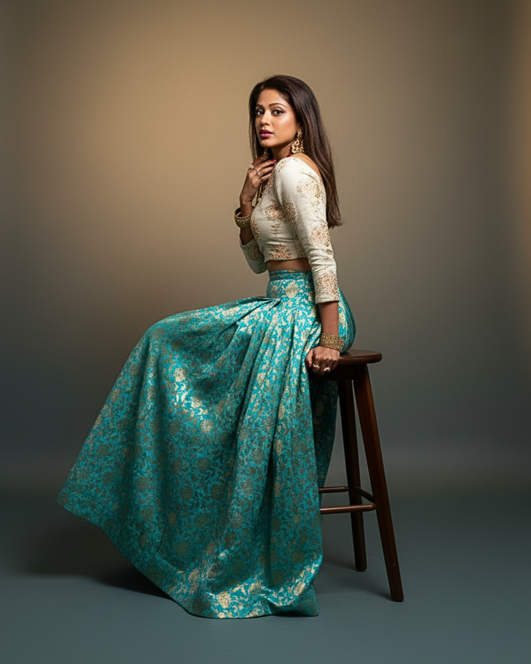 Banaras Lehenga Set