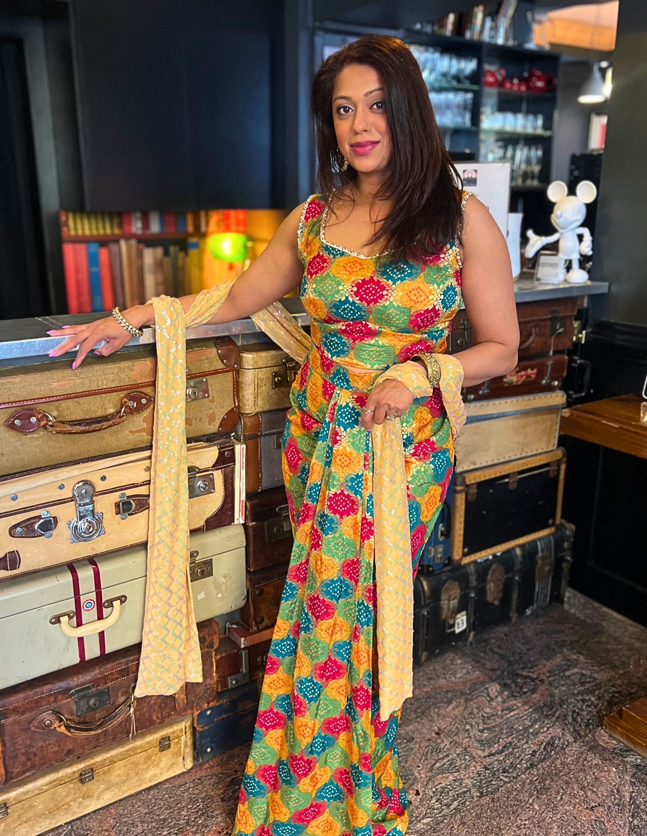 Marigold Edit Saree Ensemble